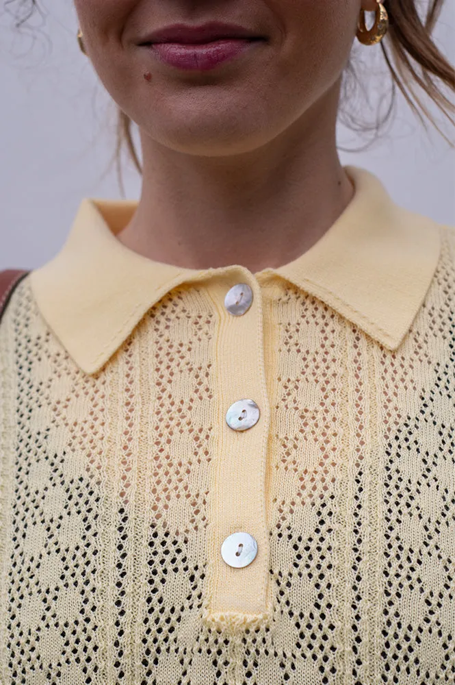 Numph Livas Golden Haze Long Sleeve Pullover
