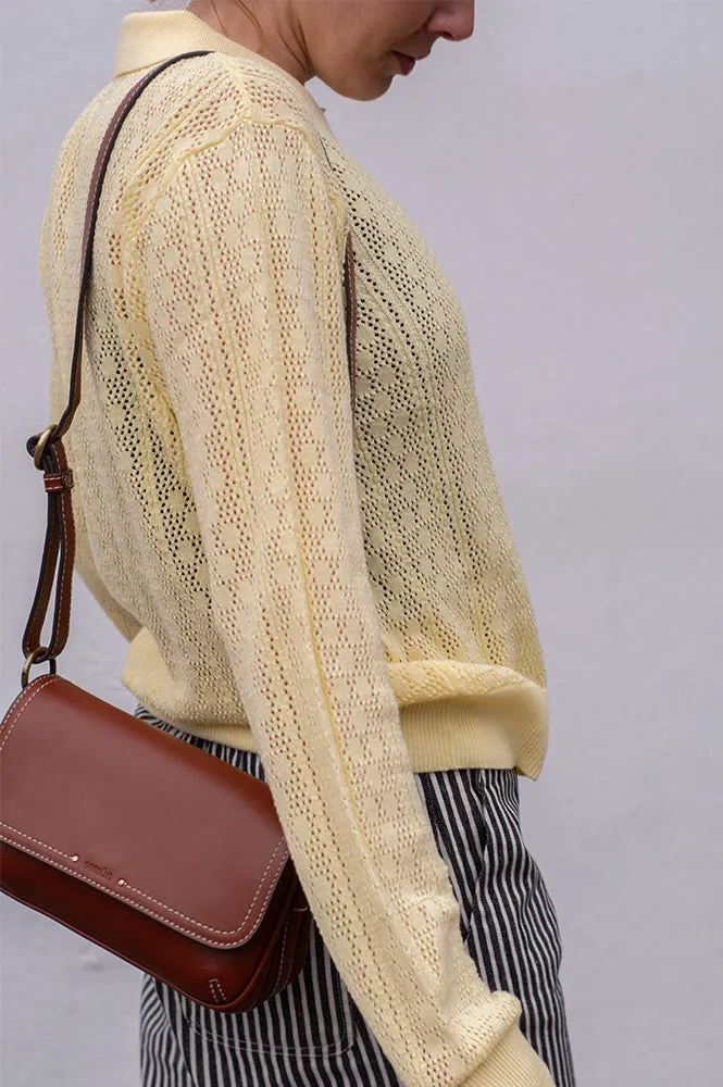 Numph Livas Golden Haze Long Sleeve Pullover