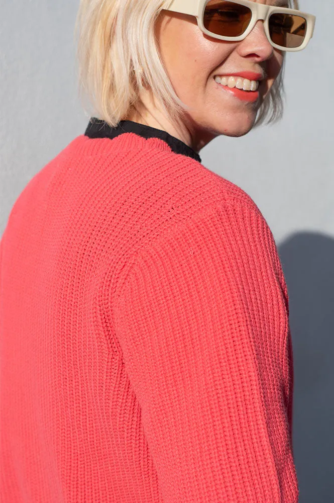 Numph Marley Geranium Pullover