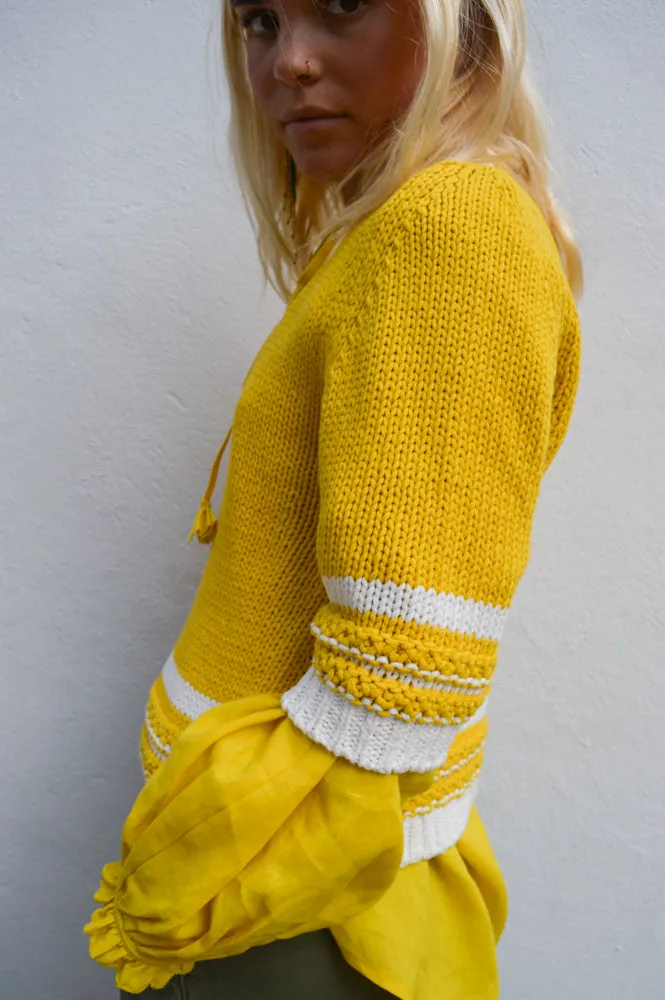 One Collective Helsinki Sulphur Short Sleeve Jumper