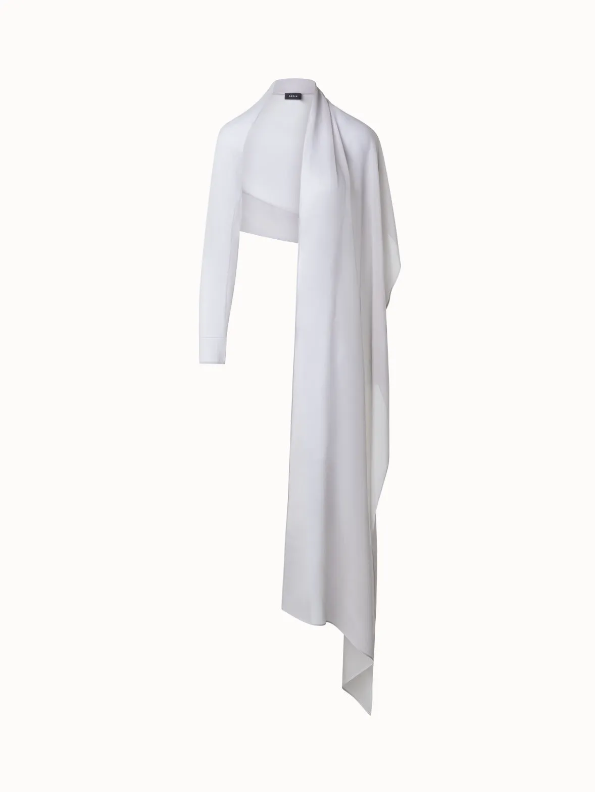 One Sleeve Silk Stola Akris