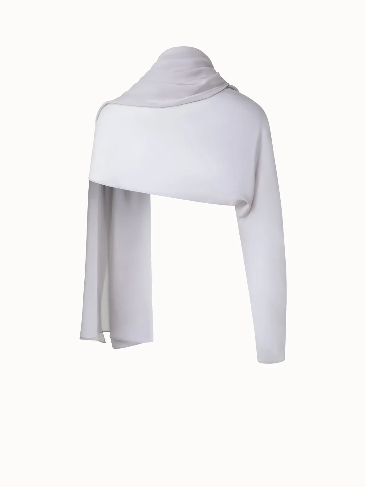 One Sleeve Silk Stola Akris