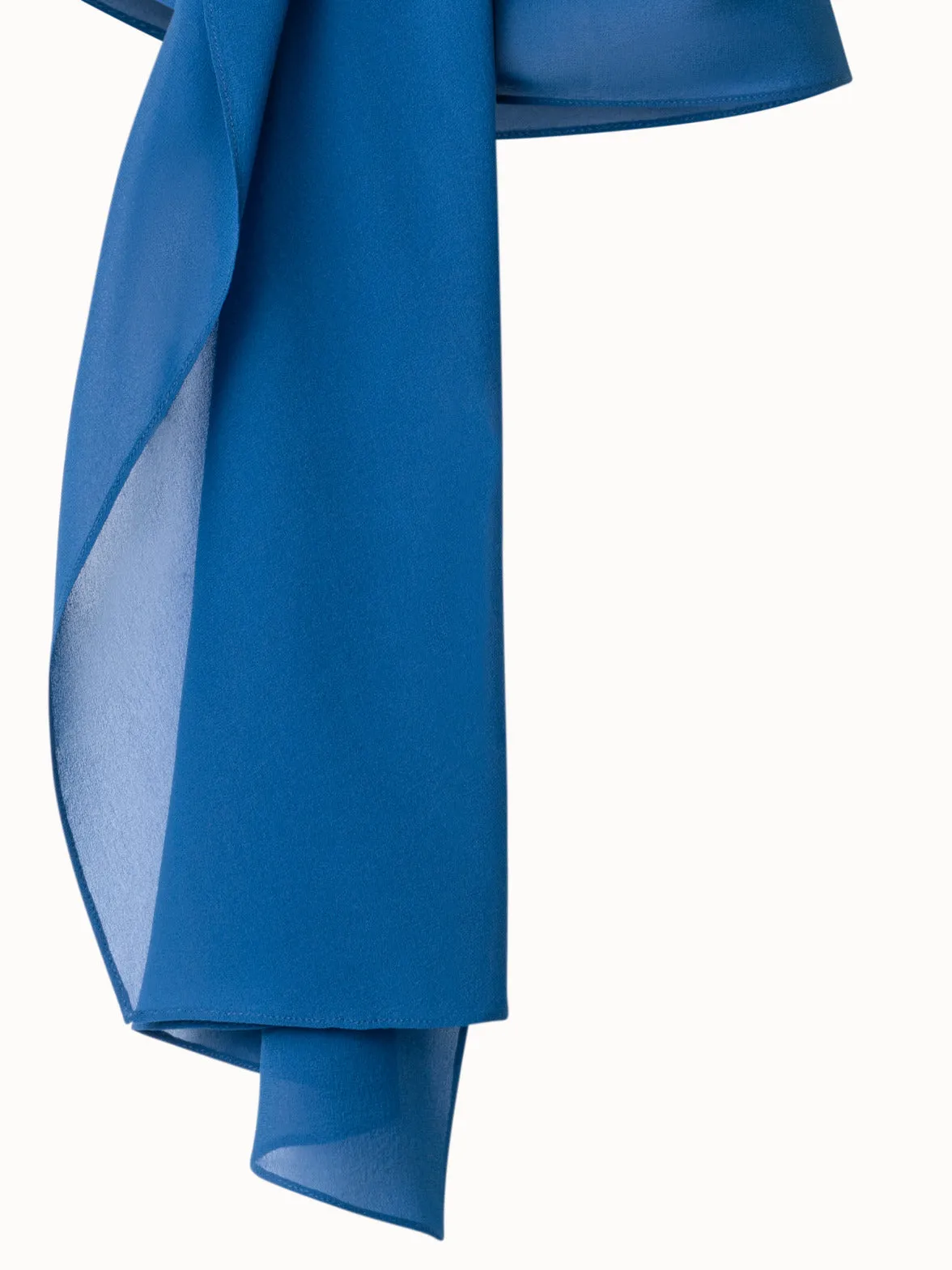 One Sleeve Silk Stola Akris