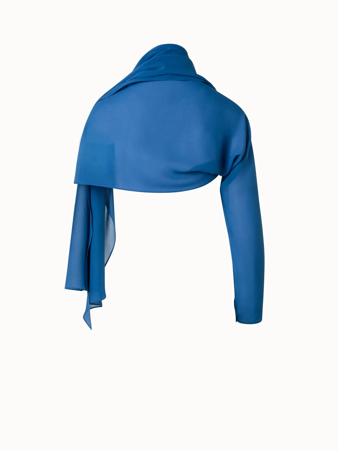 One Sleeve Silk Stola Akris