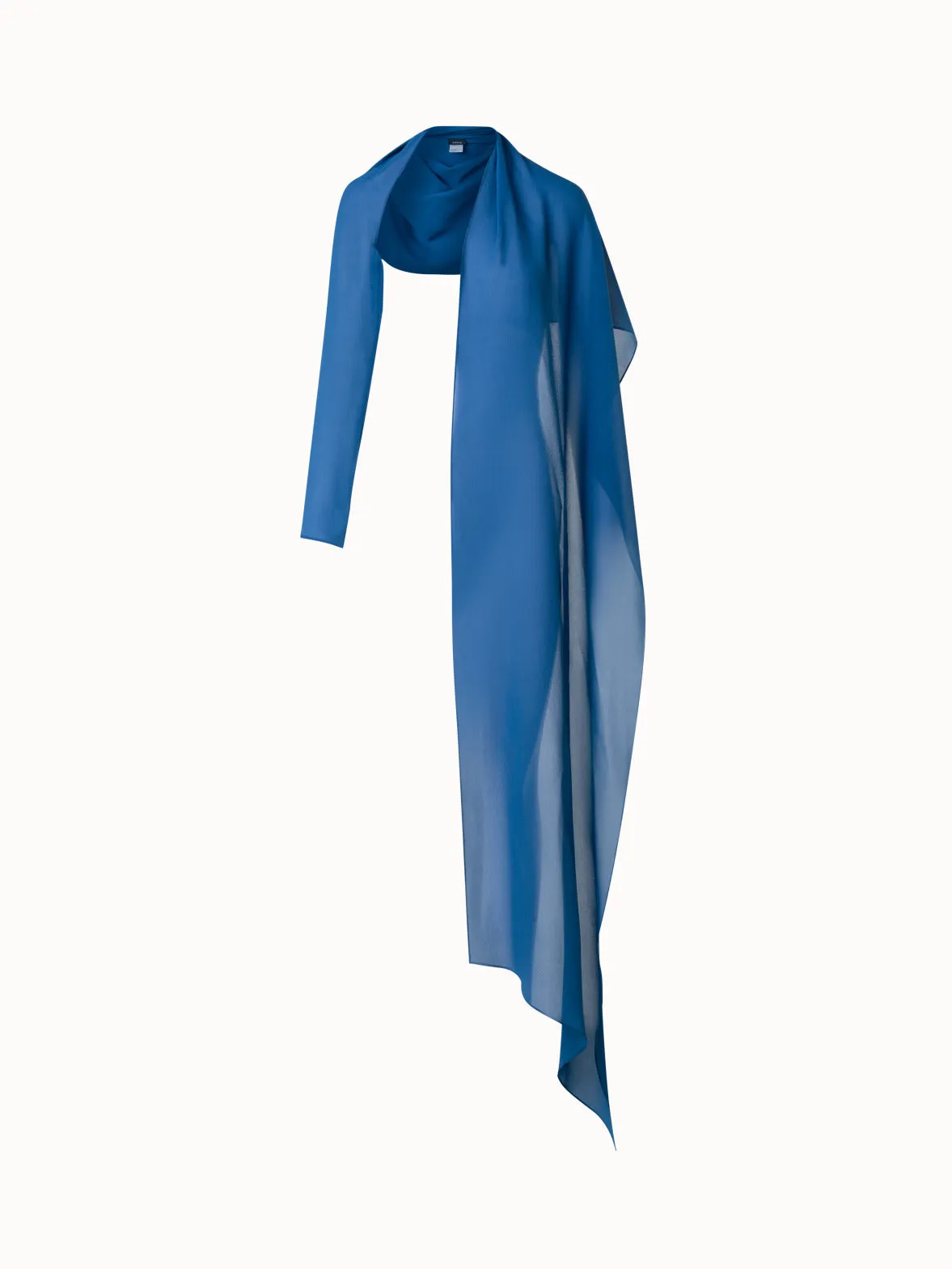 One Sleeve Silk Stola Akris