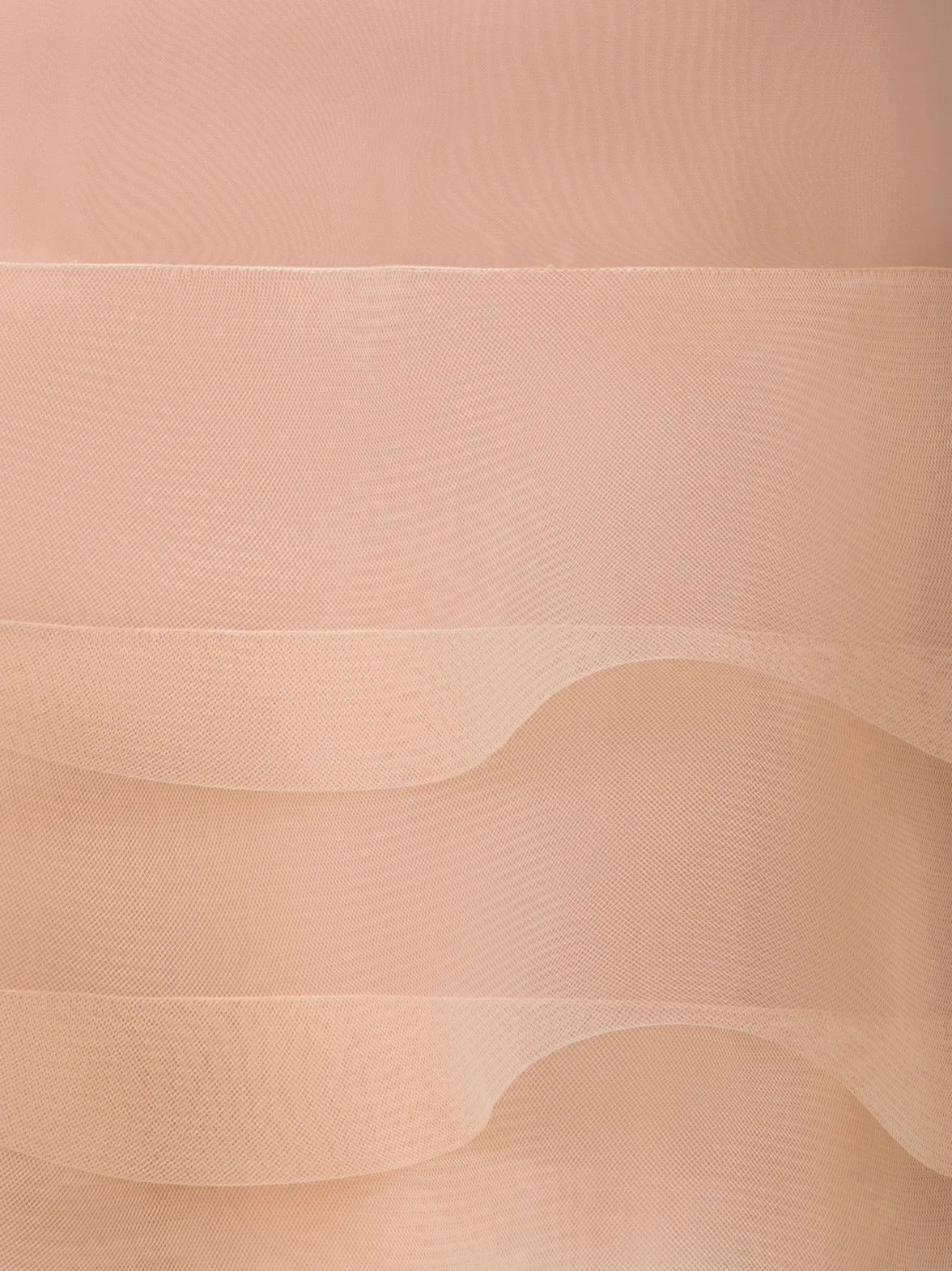 Organza Mini Dress with Waves 