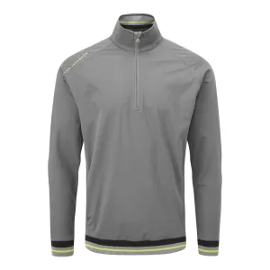 Oscar jacobson Ramsey 1/2 Zip Windproof Jacket - Pewter