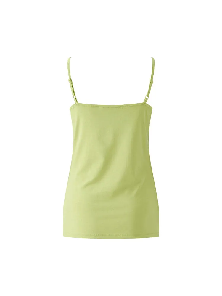 Oui Cami Top Pea Green