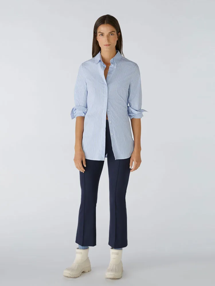 Oui Shirt Blue & White