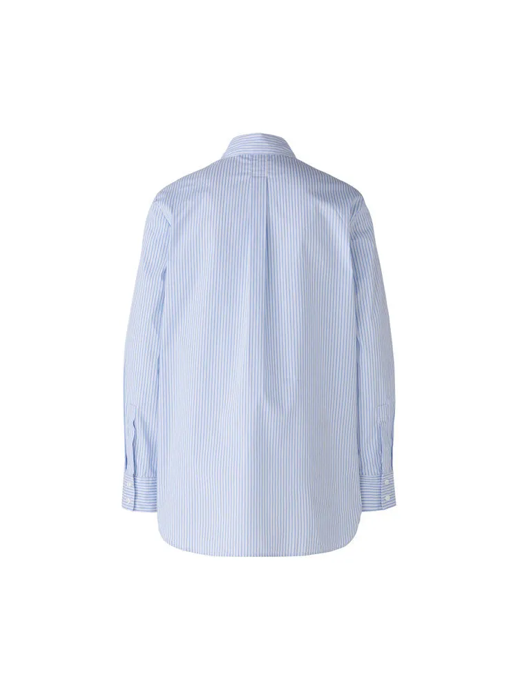 Oui Shirt Blue & White