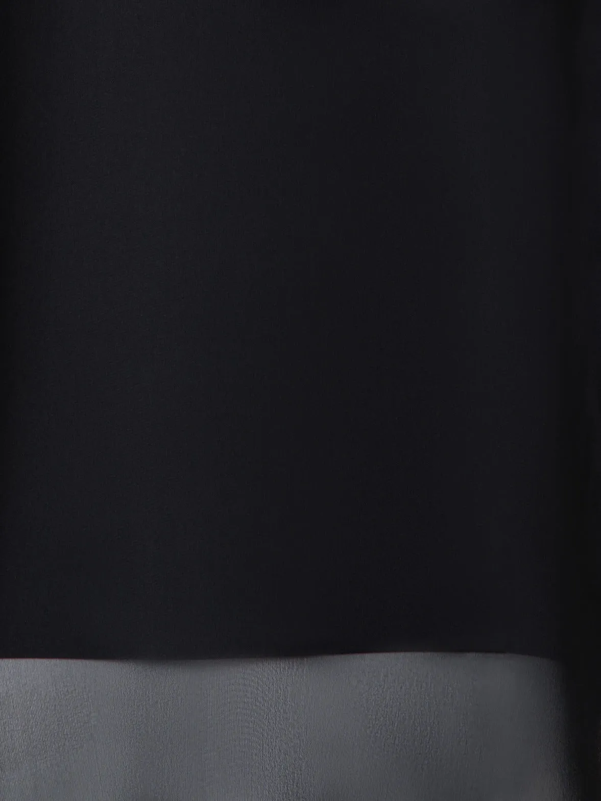 Oversize Blouse in Semi-Sheer Silk Georgette with Shadow Print Akris