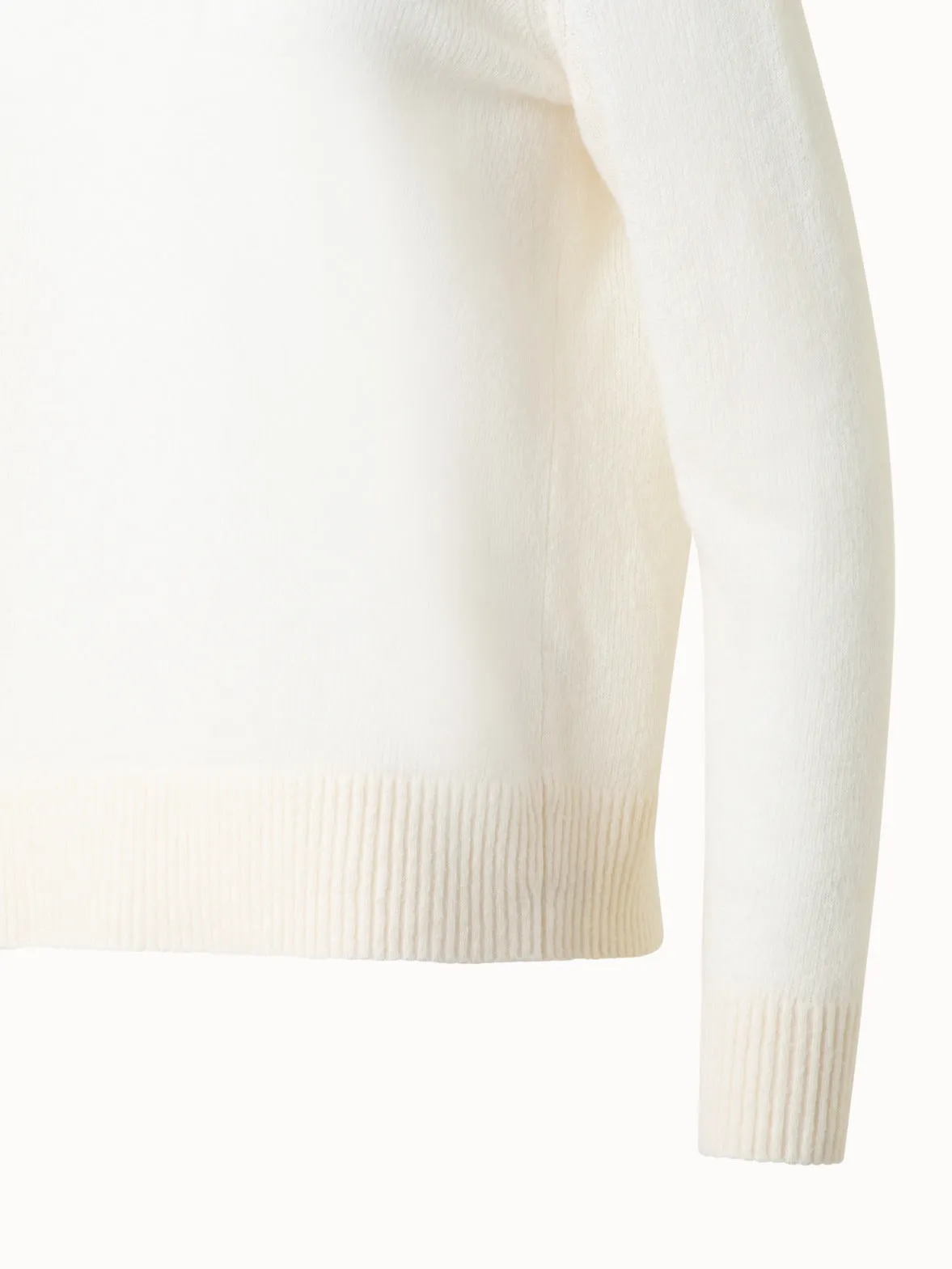 Oversize Cashmere and Silk Sweater Akris