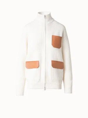 Oversize Long Cardigan in Cashmere Akris