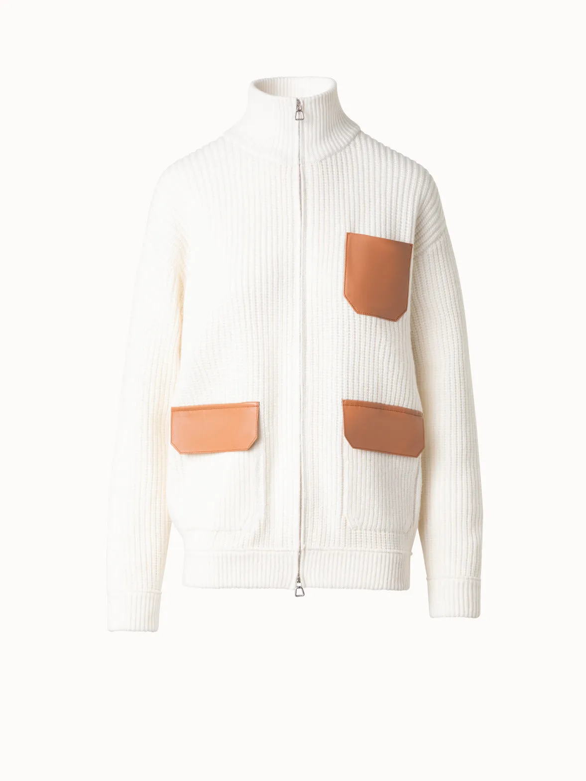 Oversize Long Cardigan in Cashmere Akris