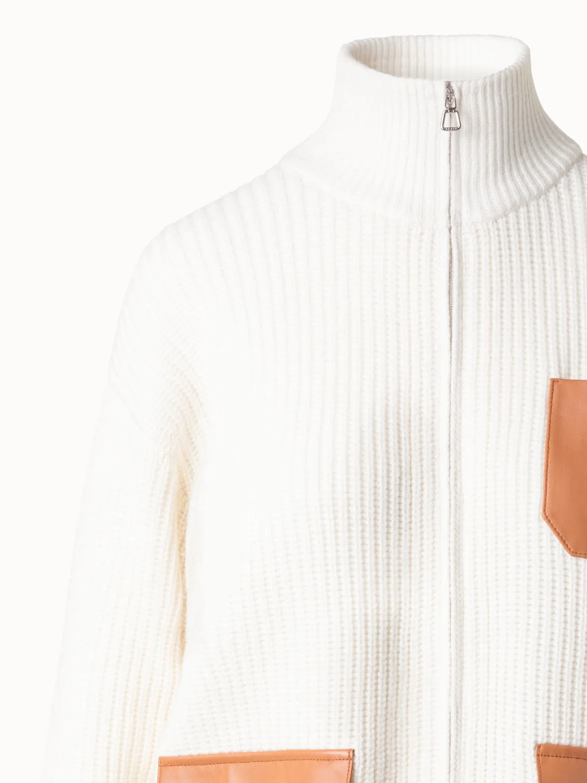 Oversize Long Cardigan in Cashmere Akris