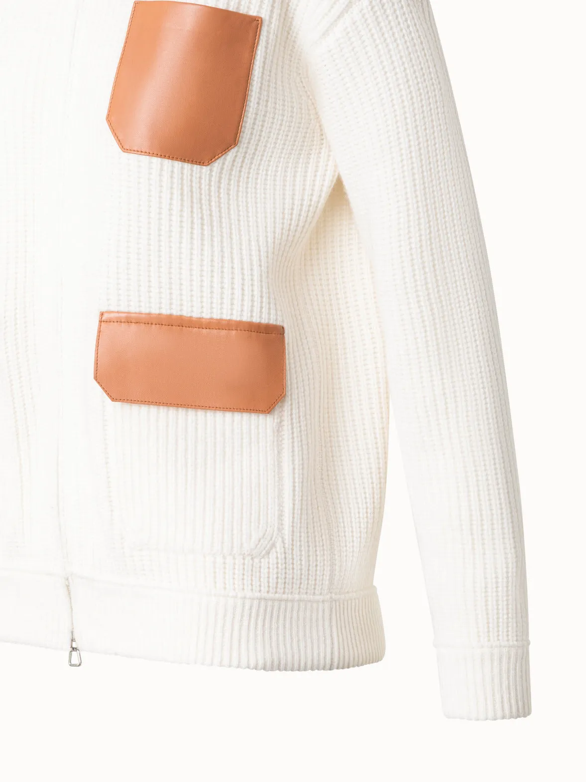 Oversize Long Cardigan in Cashmere Akris