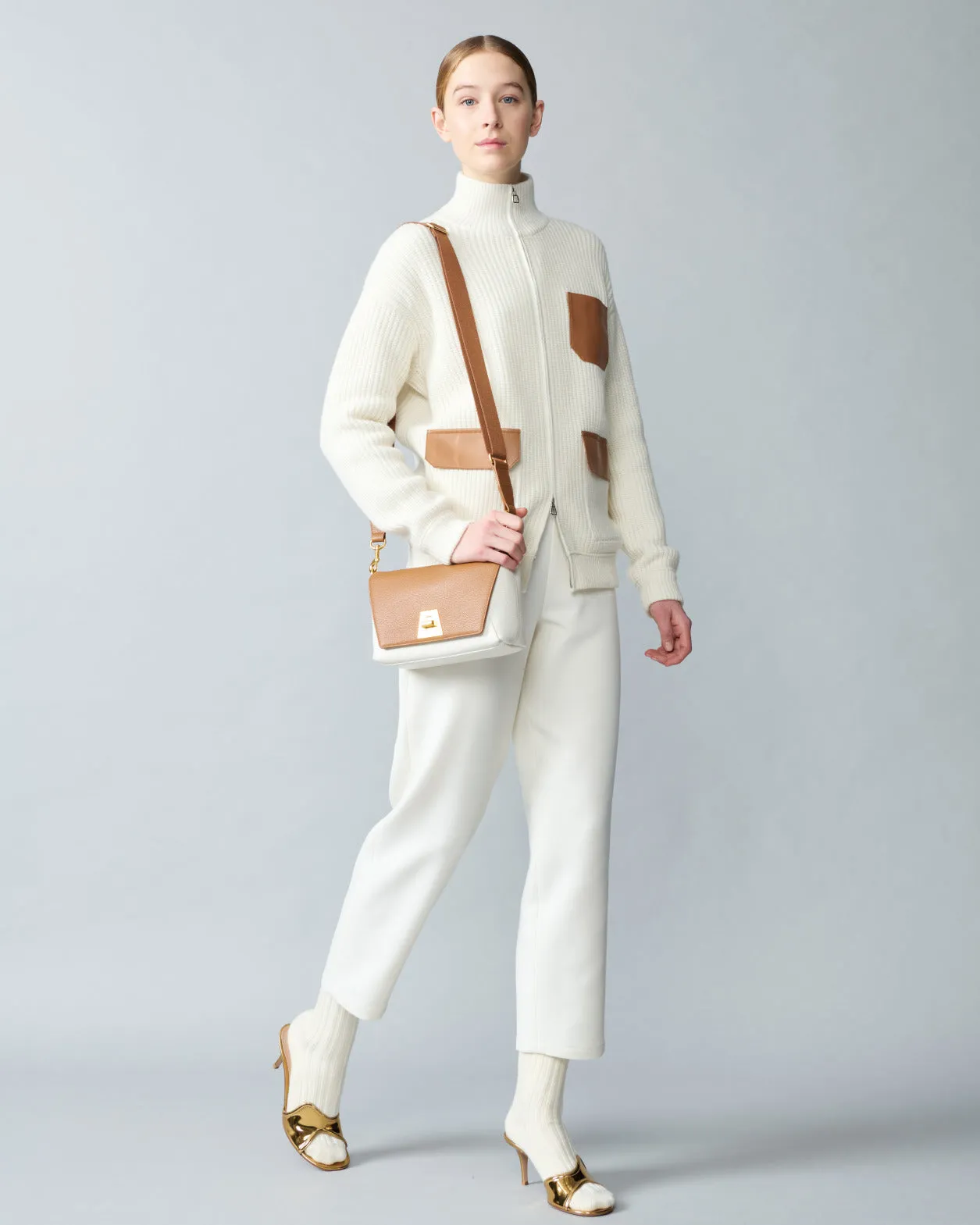 Oversize Long Cardigan in Cashmere Akris