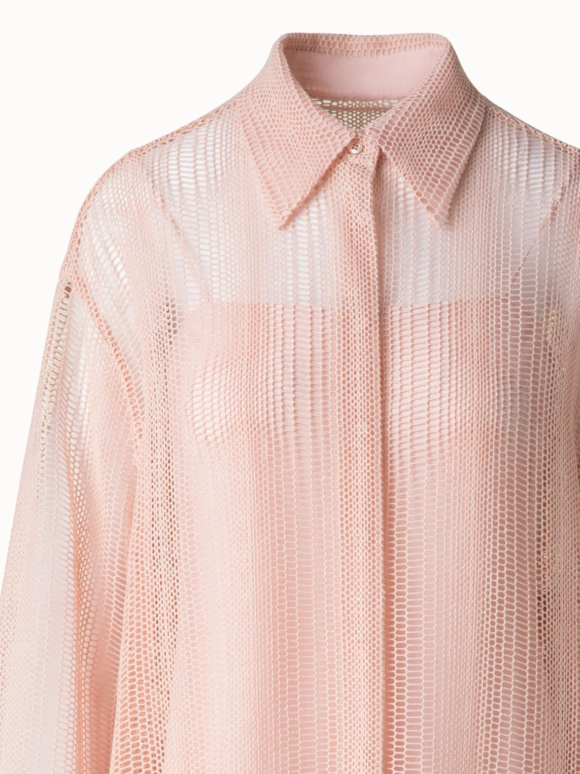 Oversized Embroidered Blouse Akris