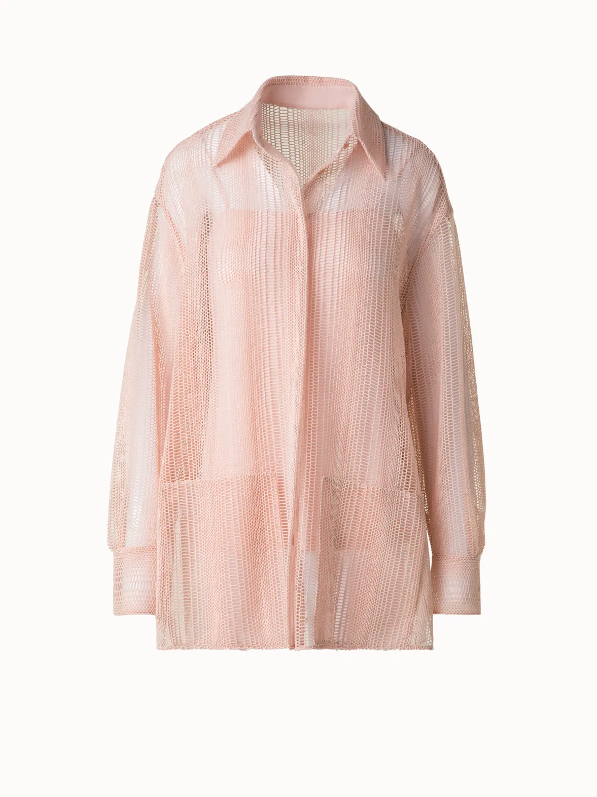 Oversized Embroidered Blouse Akris