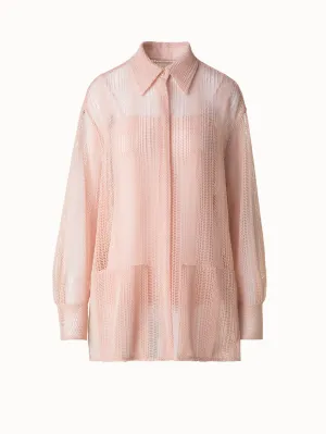 Oversized Embroidered Blouse Akris