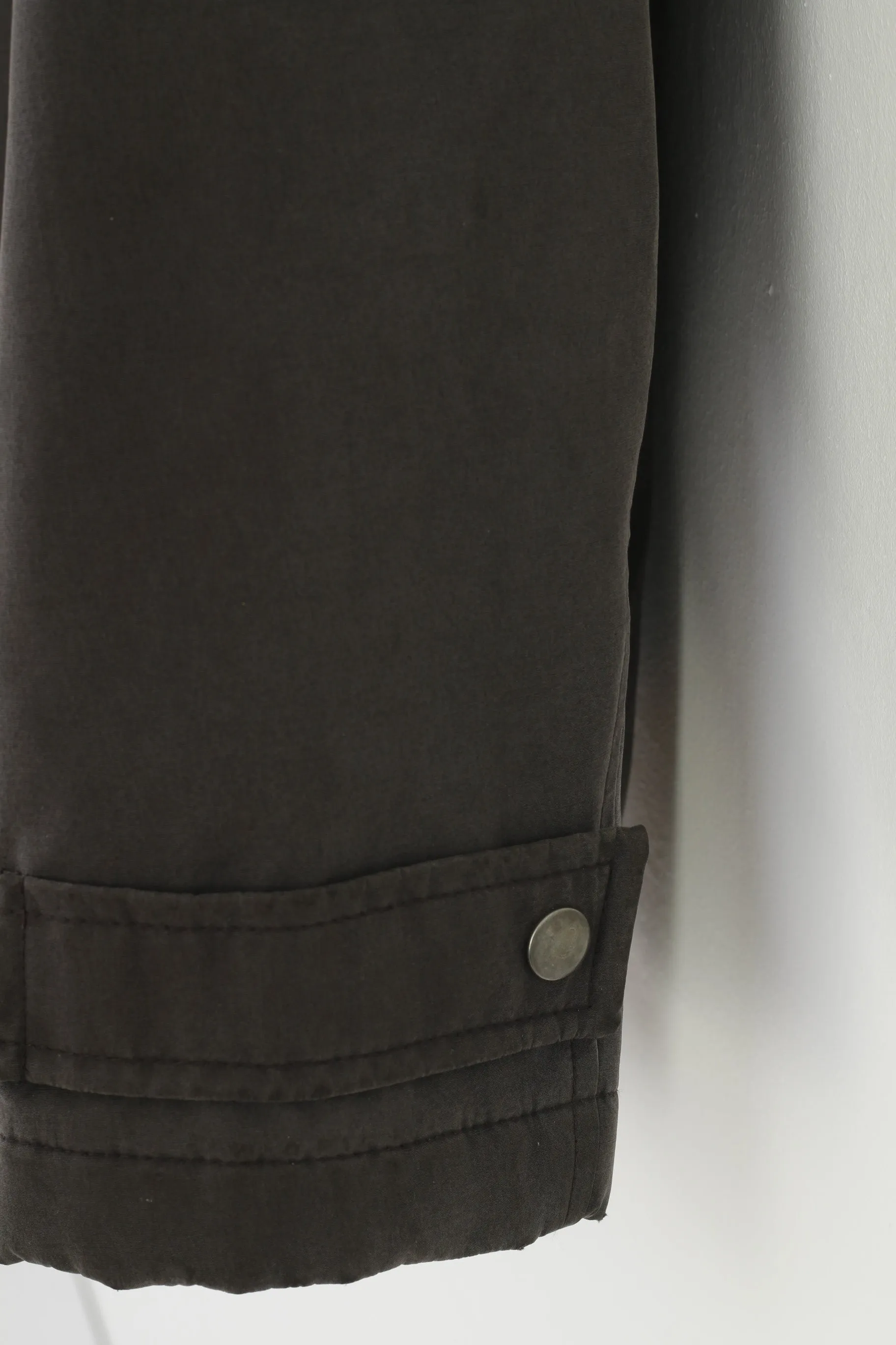 Paul R.Smith Men 27 XL Jacket Charcoal Harrington Full Double Zipper Padded Top