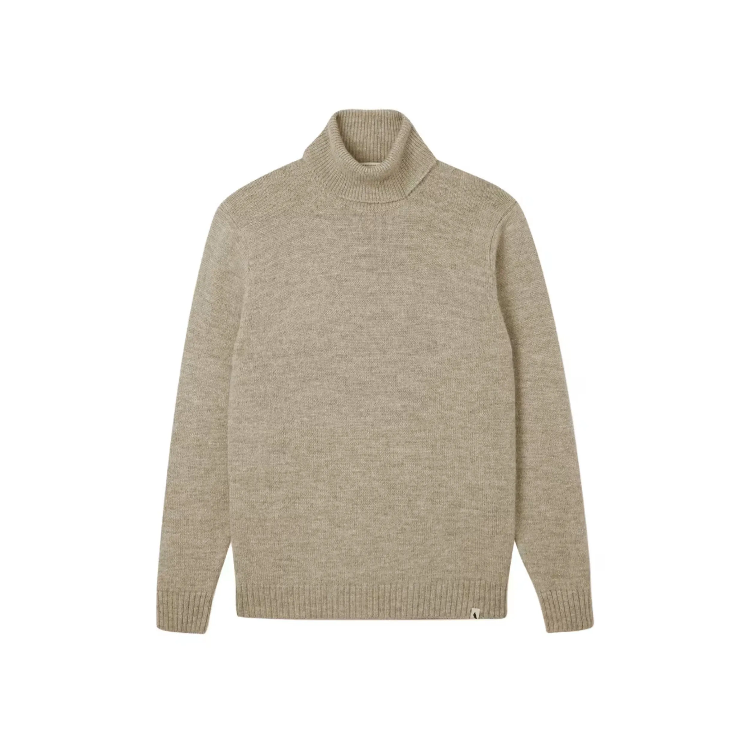 Peregrine Makers Stitch Polo Neck Jumper Oak Made in England WJ71038