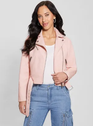 Pink Patty Biker Jacket Guess