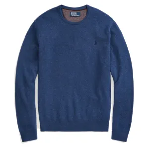 Polo Ralph Lauren Wool Crew Neck Knit Rustic Navy Heather
