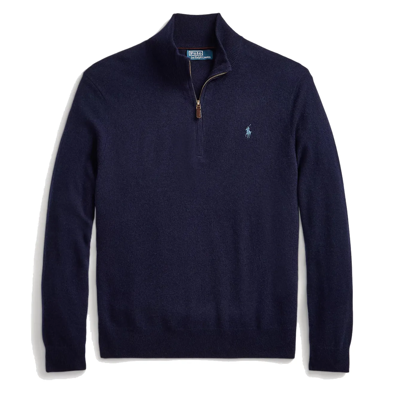 Polo Ralph Lauren Wool Half Zip Pullover Hunter Navy