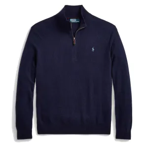Polo Ralph Lauren Wool Half Zip Pullover Hunter Navy