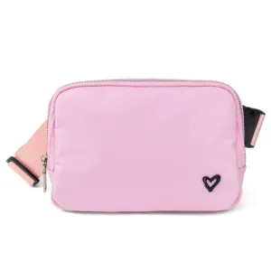 PreneLOVE Nylon Belt/Crossbody Bag - Pink