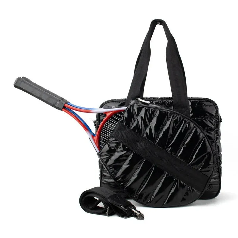 preneLOVE Tennis Bag - Black Mono