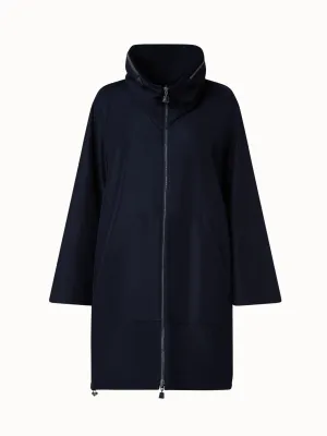 Reversible Cashmere and Silk Parka Akris
