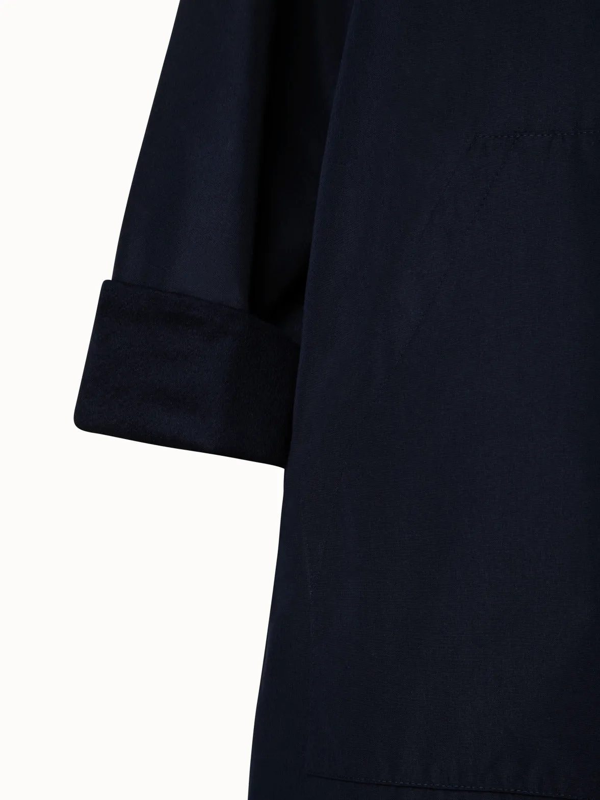 Reversible Cashmere and Silk Parka Akris