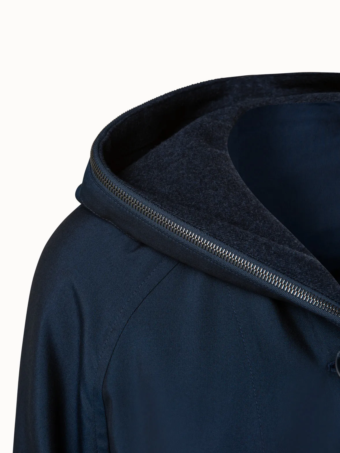 Reversible Parka from Cashmere and Silk Akris