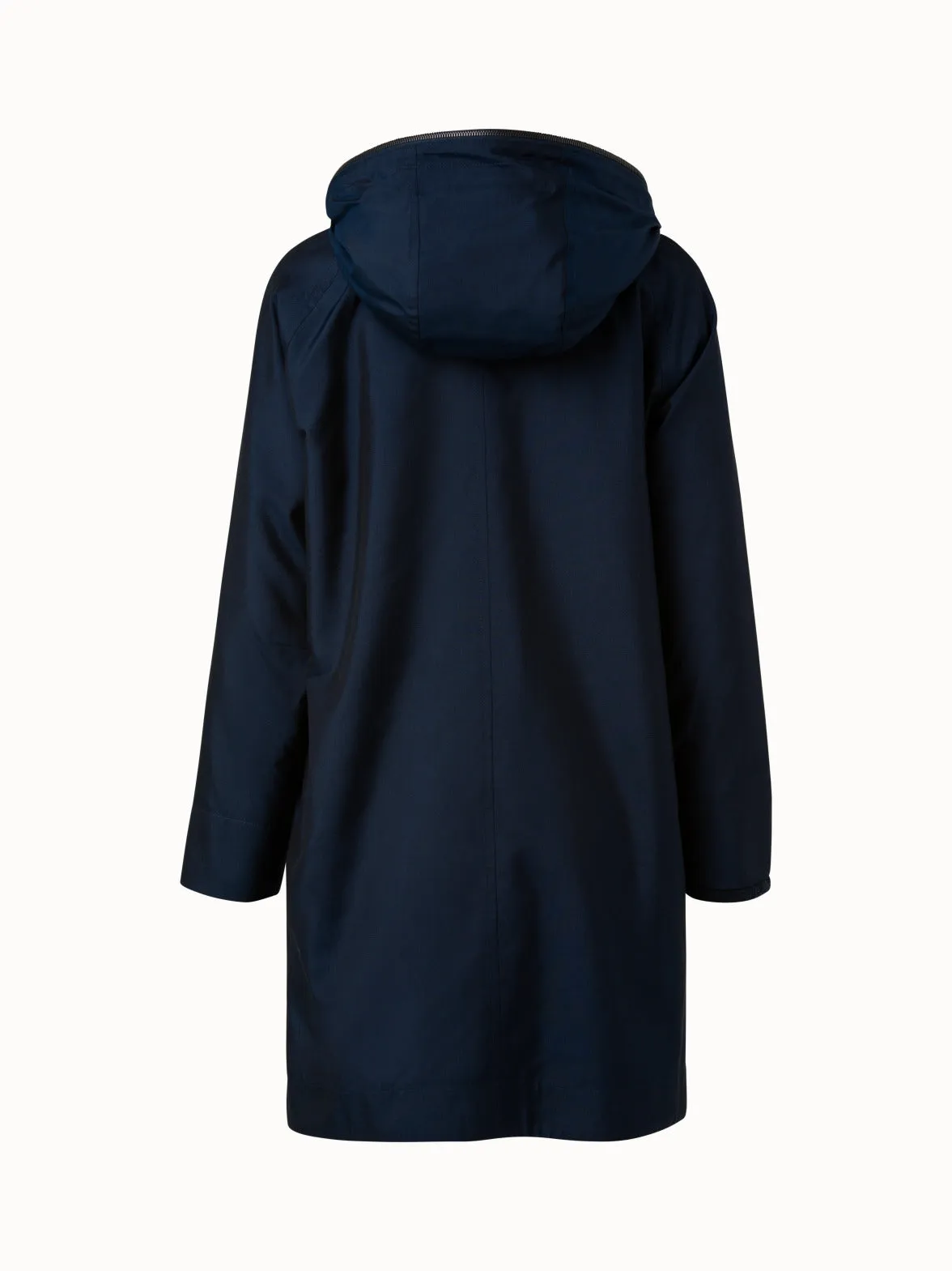 Reversible Parka from Cashmere and Silk Akris