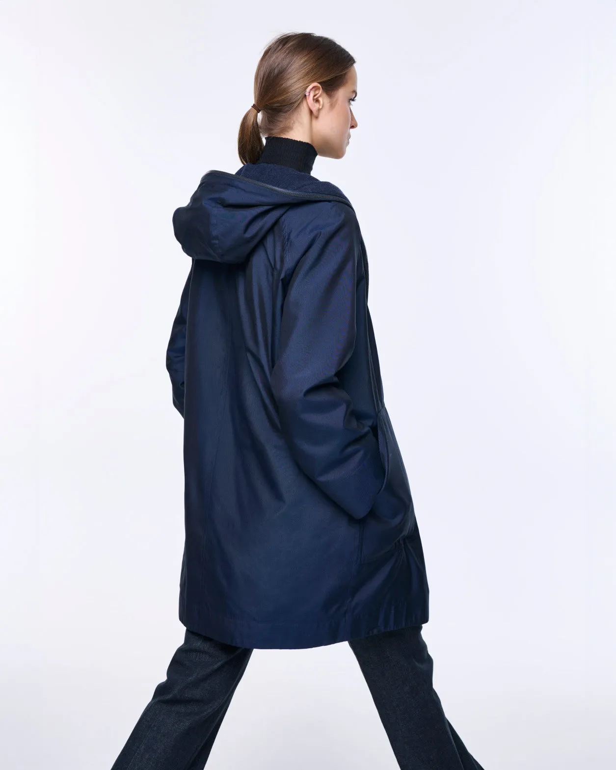 Reversible Parka from Cashmere and Silk Akris