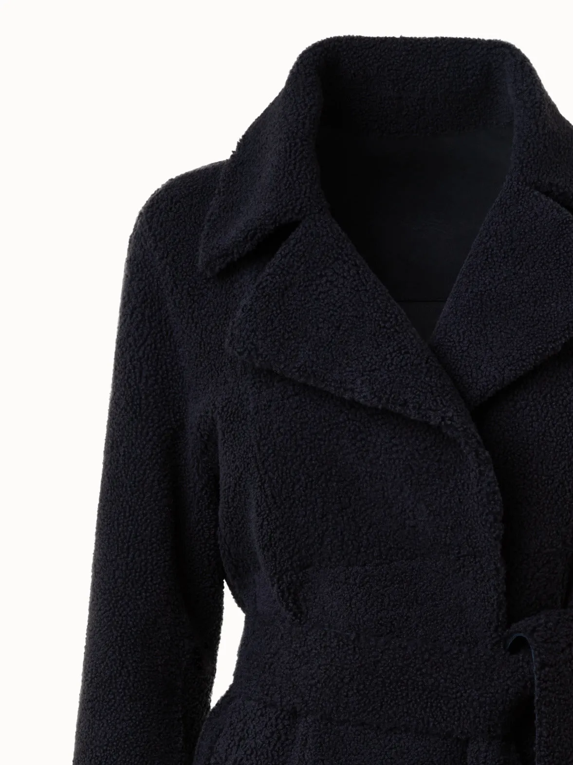 Reversible Shearling Coat Akris