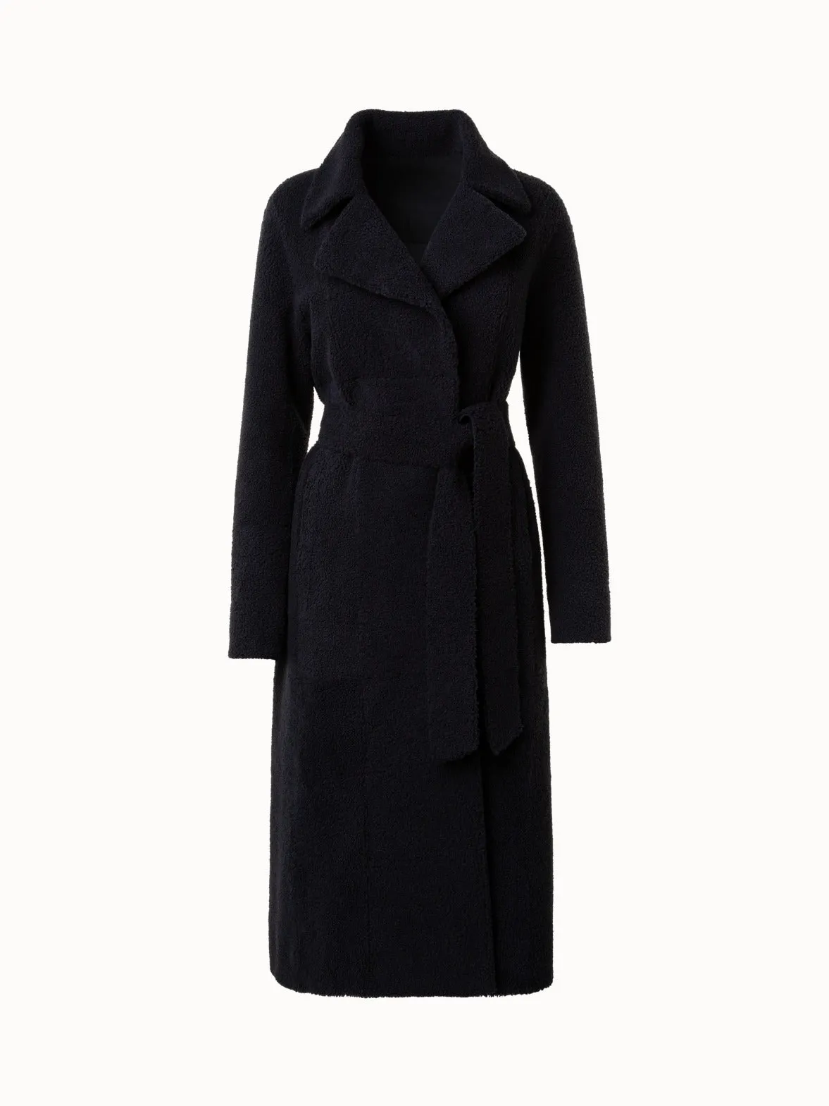 Reversible Shearling Coat Akris