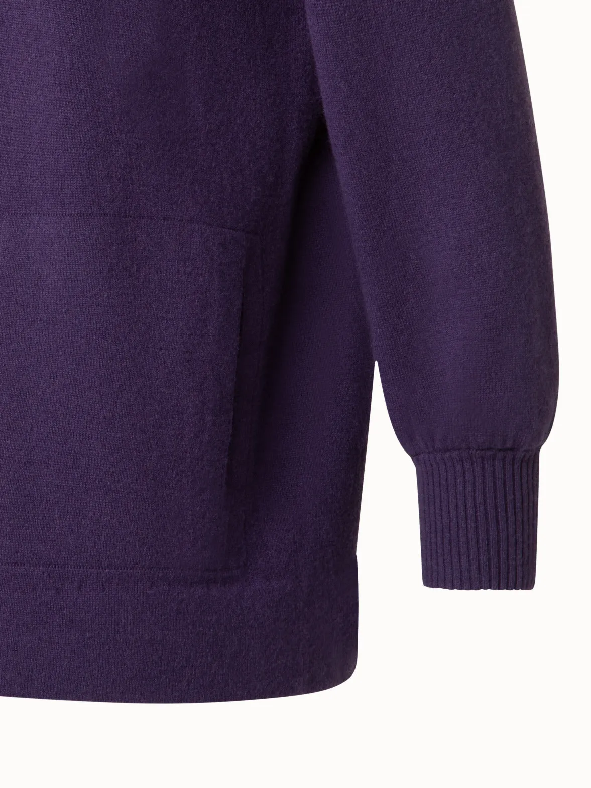 Reversible Wool Cashmere Silk Cardigan Akris