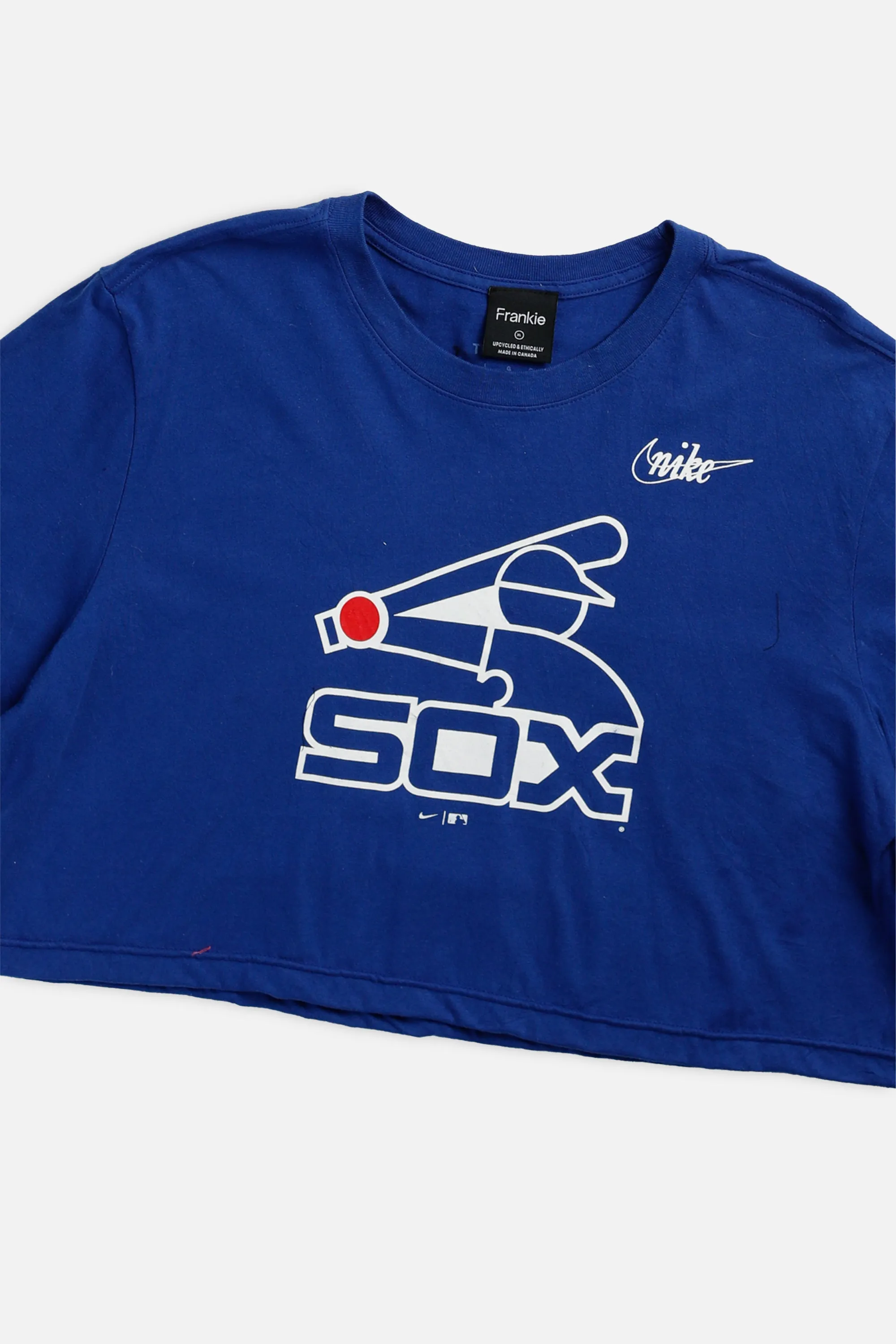 Rework Chicago White Sox MLB Crop Tee - XL Frankie