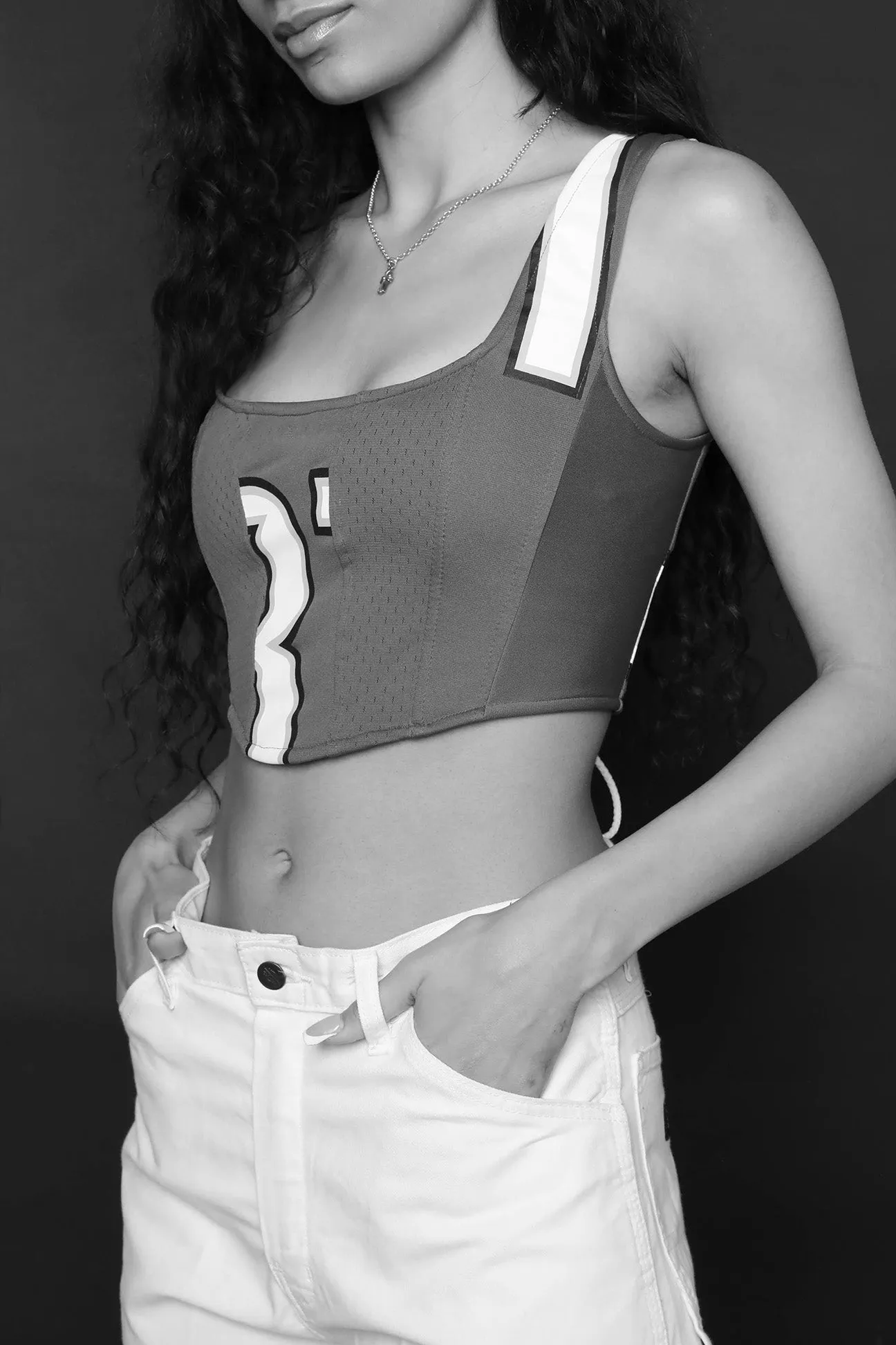 Rework Cincinnati Bengals NFL Corset - L Frankie