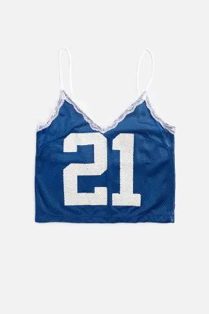 Rework Indianapolis Colts Lace Tank - S Frankie