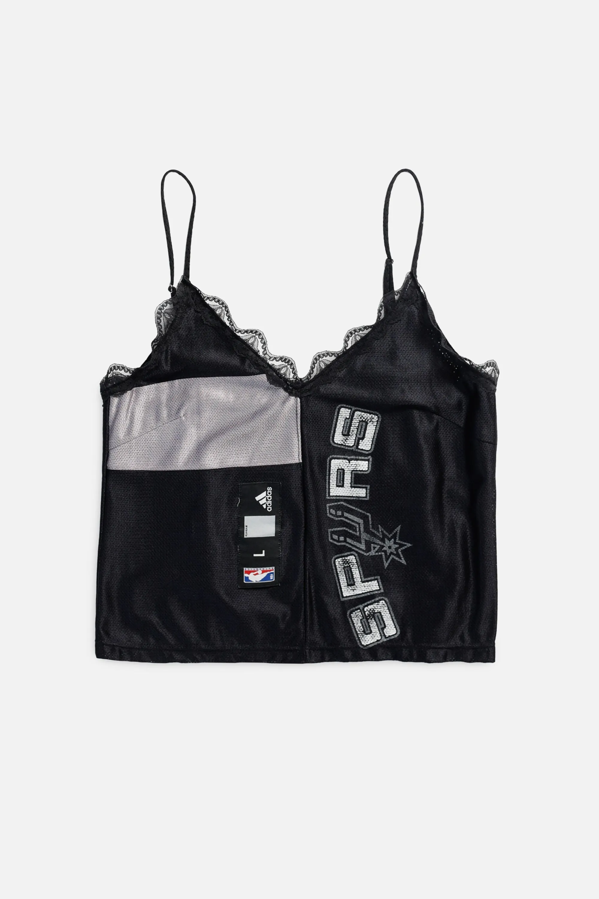 Rework San Antonio Spurs NBA Lace Tank - M Frankie