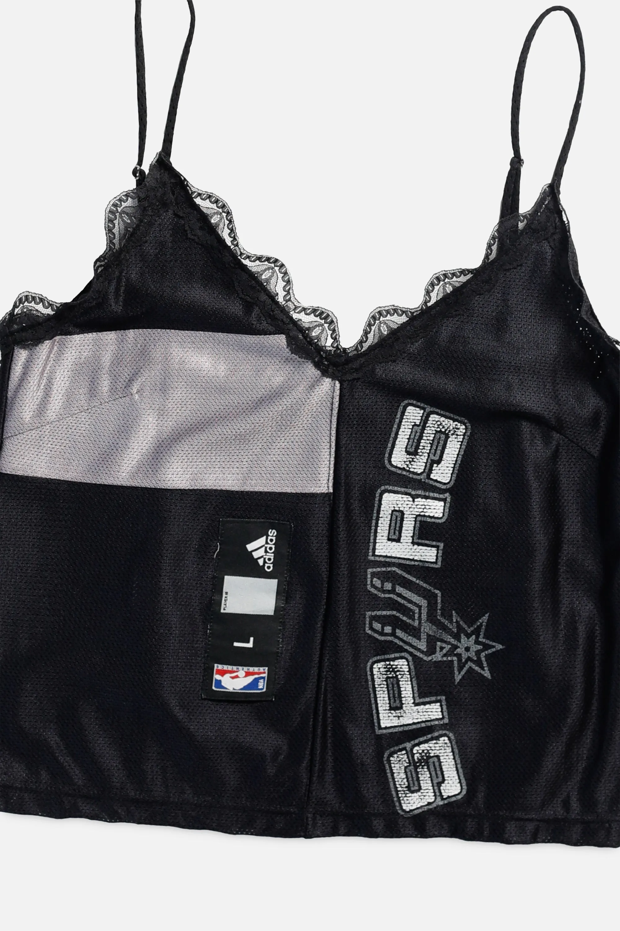 Rework San Antonio Spurs NBA Lace Tank - M Frankie