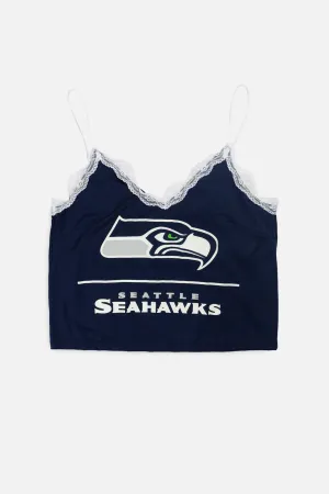 Rework Seattle Seahawks Lace Tank - M Frankie