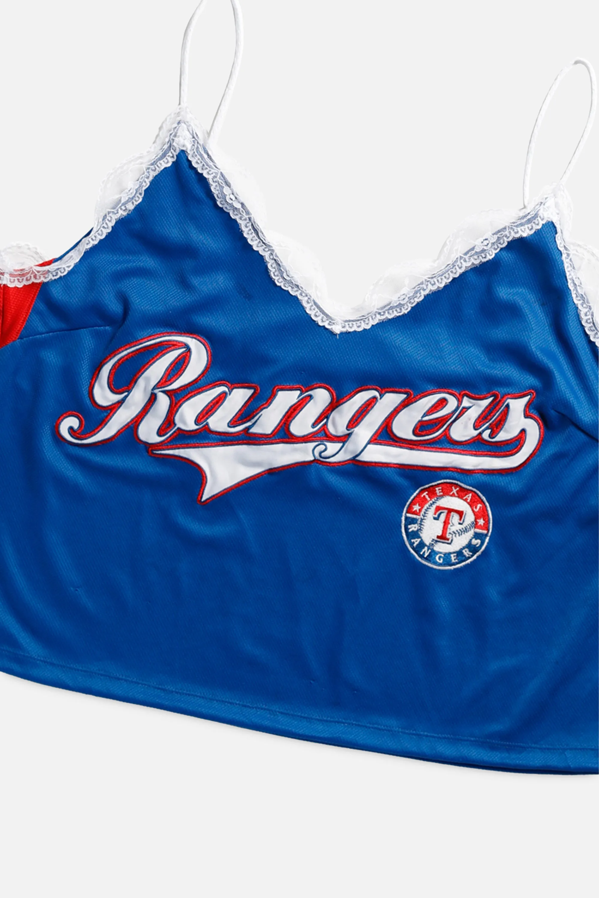 Rework Texas Rangers MLB Lace Tank - XXL Frankie