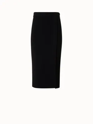 Ribbed Cashmere Knit Skirt Akris