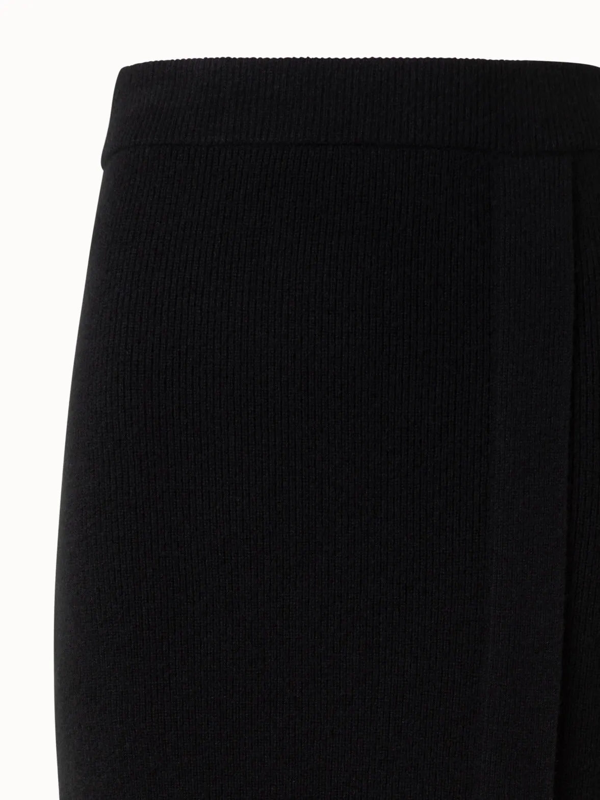 Ribbed Cashmere Knit Skirt Akris