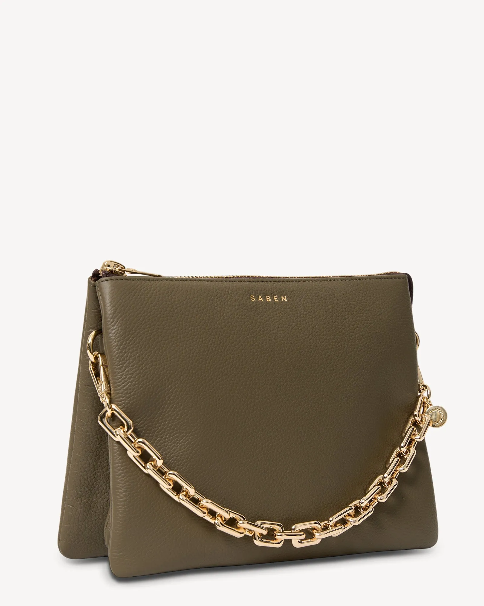 Saben Matilda Crossbody Rosemary   Chunky Chain